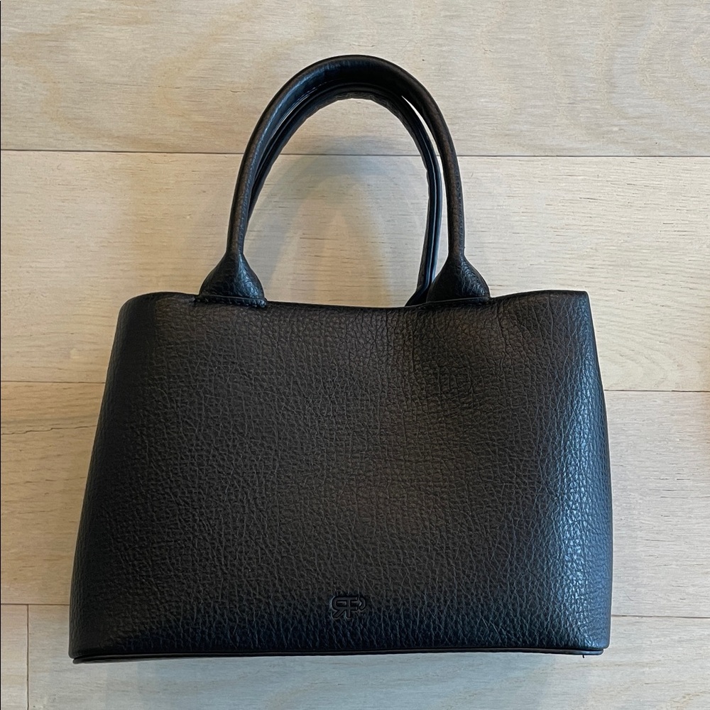 Parfois - Brand New Elegant Mini Black Vegan Pebbled Leather Handbag